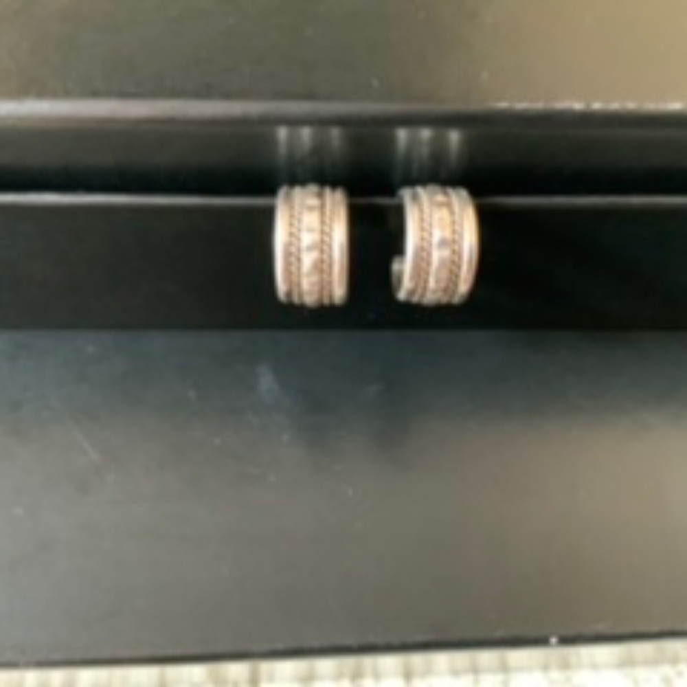 Indian Reservation, Sterling Silver posts earrings, Beautiful, very unique